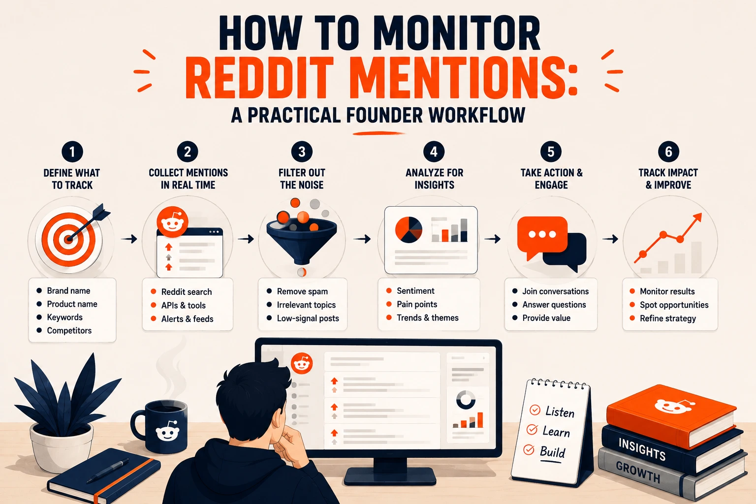 How to Monitor Reddit Mentions: A Practical Founder Workflow