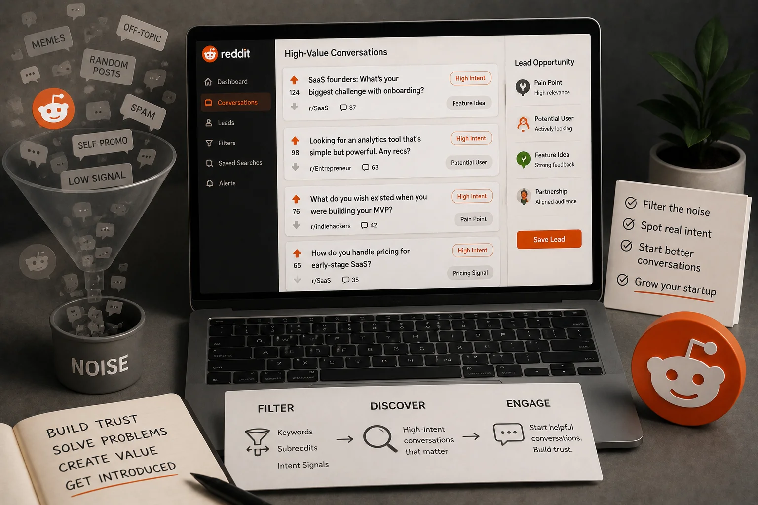 Reddit Lead Tool for Startups: How Founders Find Better Conversations Without Drowning in Noise