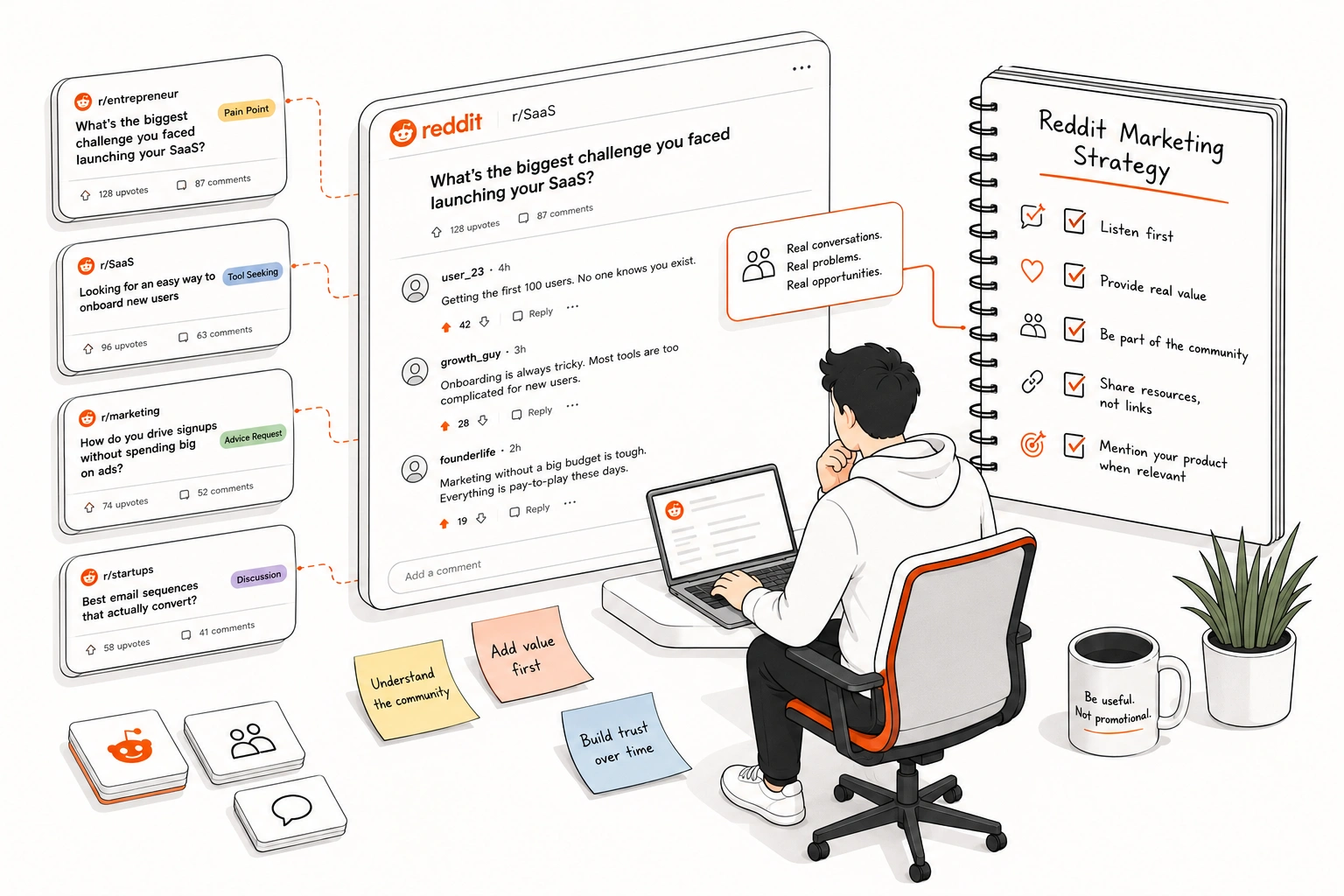 Reddit Marketing Strategy: How Founders Use Reddit Without Sounding Promotional